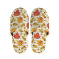 Maple And Oak Pattern Print Slippers