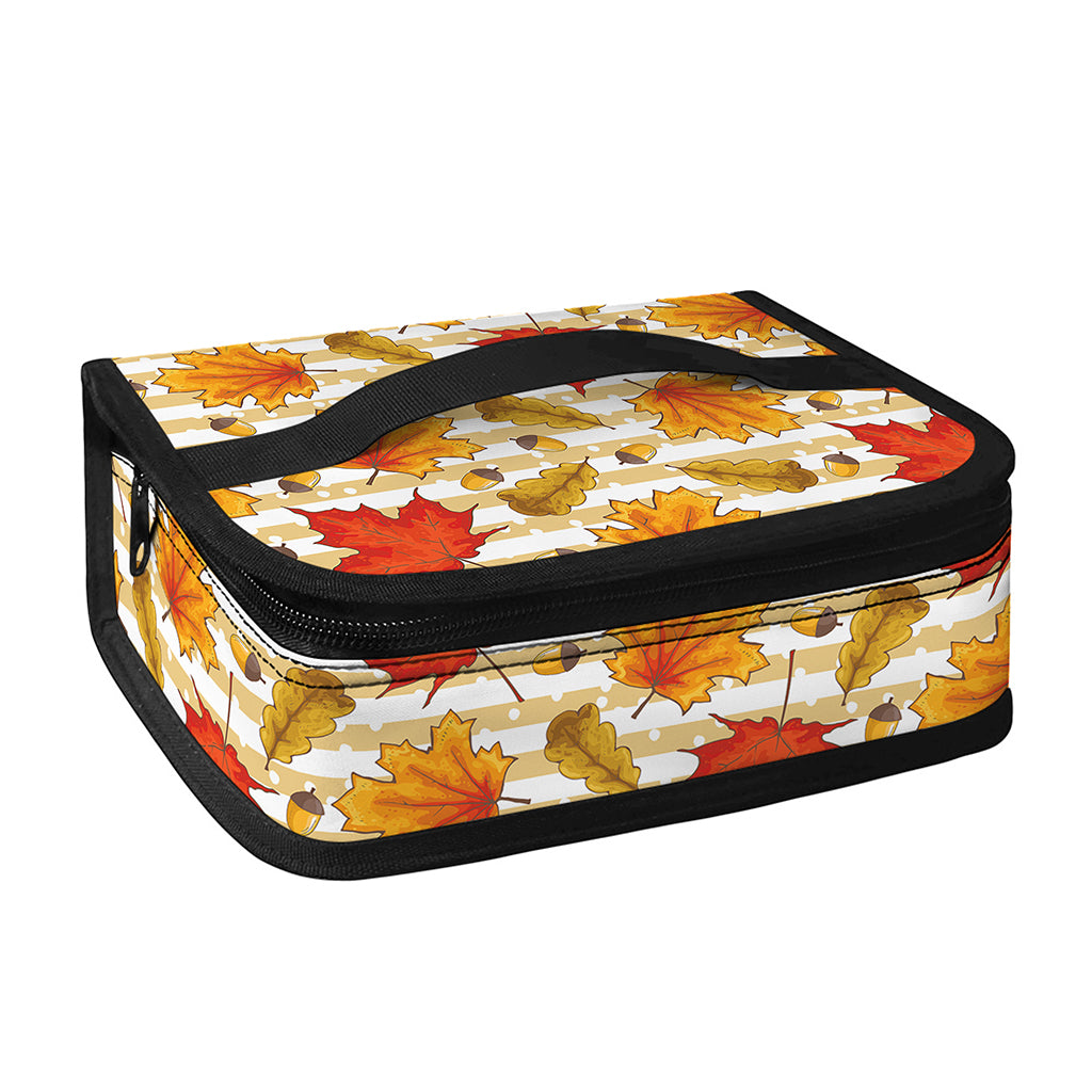 Maple And Oak Pattern Print Small Lunch Bag