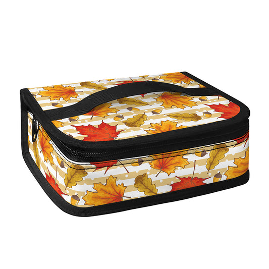 Maple And Oak Pattern Print Small Lunch Bag