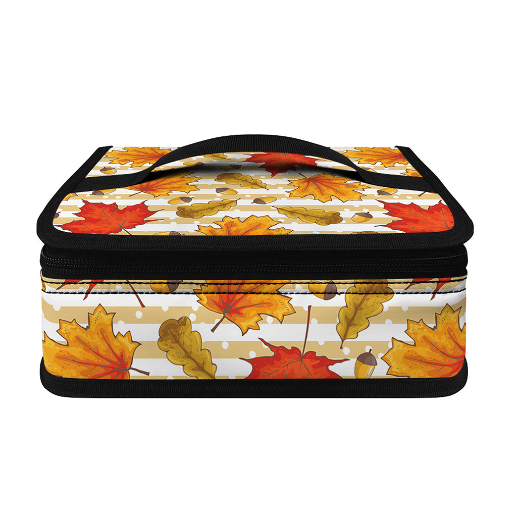 Maple And Oak Pattern Print Small Lunch Bag