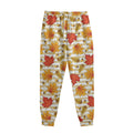 Maple And Oak Pattern Print Sweatpants