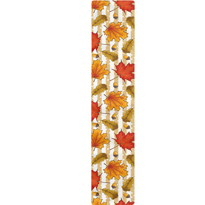 Maple And Oak Pattern Print Table Runner