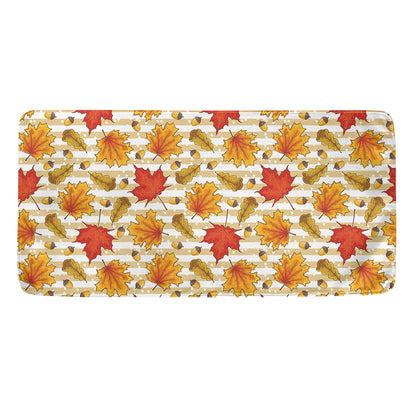 Maple And Oak Pattern Print Towel