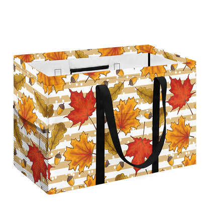 Maple And Oak Pattern Print Utility Tote Bag