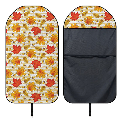 Maple And Oak Pattern Print Waterproof Car Seat Cover