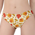 Maple And Oak Pattern Print Women's Panties