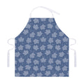 Maple Leaf Denim Jeans Pattern Print Adjustable Apron