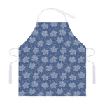 Maple Leaf Denim Jeans Pattern Print Adjustable Apron