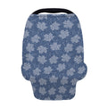 Maple Leaf Denim Jeans Pattern Print Baby Seat Cover
