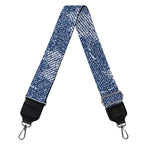 Maple Leaf Denim Jeans Pattern Print Bag Strap