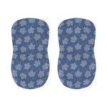 Maple Leaf Denim Jeans Pattern Print Bar Stool Covers
