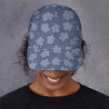 Maple Leaf Denim Jeans Pattern Print Baseball Cap