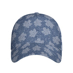 Maple Leaf Denim Jeans Pattern Print Baseball Cap
