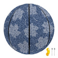Maple Leaf Denim Jeans Pattern Print Basketball