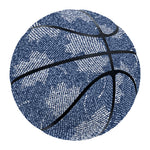 Maple Leaf Denim Jeans Pattern Print Basketball