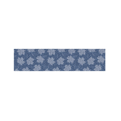 Maple Leaf Denim Jeans Pattern Print Bed Runner