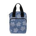 Maple Leaf Denim Jeans Pattern Print Bible Tote Bag