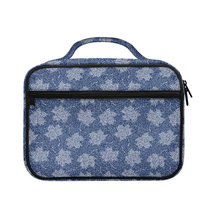 Maple Leaf Denim Jeans Pattern Print Briefcase Bible Bag