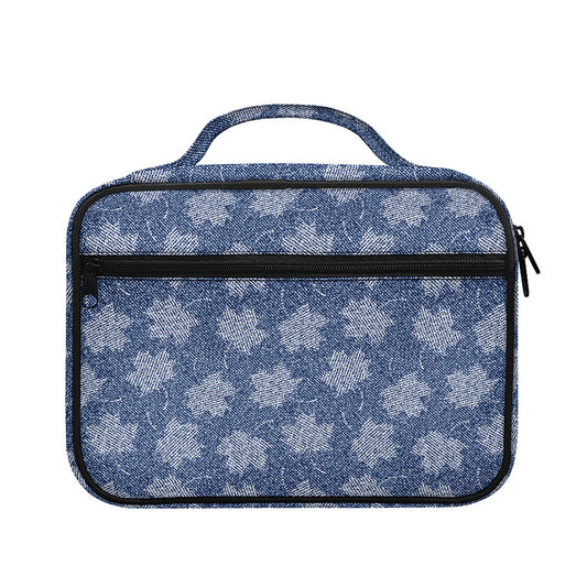 Maple Leaf Denim Jeans Pattern Print Briefcase Bible Bag