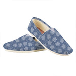 Maple Leaf Denim Jeans Pattern Print Casual Shoes