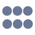 Maple Leaf Denim Jeans Pattern Print Coaster Set