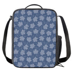 Maple Leaf Denim Jeans Pattern Print Crossbody Lunch Bag