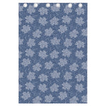 Maple Leaf Denim Jeans Pattern Print Curtain
