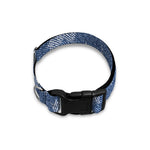 Maple Leaf Denim Jeans Pattern Print Dog Collar