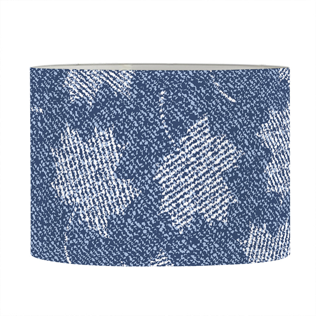 Maple Leaf Denim Jeans Pattern Print Drum Lamp Shade