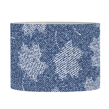 Maple Leaf Denim Jeans Pattern Print Drum Lamp Shade