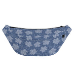 Maple Leaf Denim Jeans Pattern Print Fanny Pack