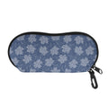 Maple Leaf Denim Jeans Pattern Print Glasses Case