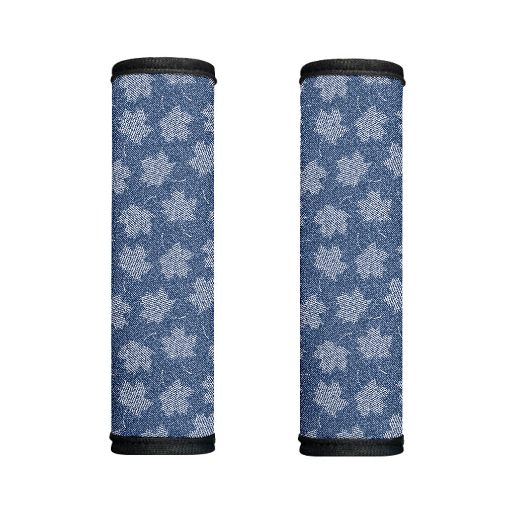 Maple Leaf Denim Jeans Pattern Print Handle Covers