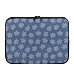 Maple Leaf Denim Jeans Pattern Print Laptop Sleeve