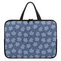 Maple Leaf Denim Jeans Pattern Print Laptop Sleeve With Handle
