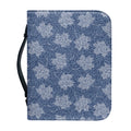 Maple Leaf Denim Jeans Pattern Print Leather Bible Cover
