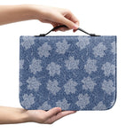 Maple Leaf Denim Jeans Pattern Print Leather Bible Cover