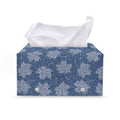 Maple Leaf Denim Jeans Pattern Print Leather Tissue Box Cover