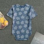 Maple Leaf Denim Jeans Pattern Print Men's Bodysuit