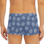 Maple Leaf Denim Jeans Pattern Print Men's Short Boxer Briefs