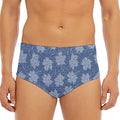 Maple Leaf Denim Jeans Pattern Print Men's Triangle Swim Briefs