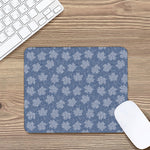 Maple Leaf Denim Jeans Pattern Print Mouse Pad