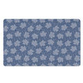 Maple Leaf Denim Jeans Pattern Print Polyester Doormat