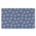 Maple Leaf Denim Jeans Pattern Print Polyester Doormat