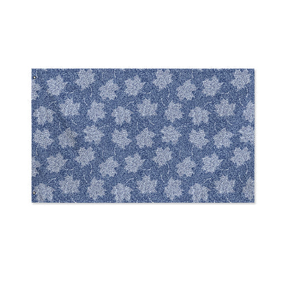 Maple Leaf Denim Jeans Pattern Print Polyester Flag