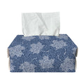 Maple Leaf Denim Jeans Pattern Print Rectangle Tissue Box Cover