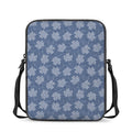 Maple Leaf Denim Jeans Pattern Print Rectangular Crossbody Bag