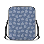 Maple Leaf Denim Jeans Pattern Print Rectangular Crossbody Bag