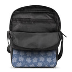 Maple Leaf Denim Jeans Pattern Print Rectangular Crossbody Bag