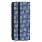 Maple Leaf Denim Jeans Pattern Print Refrigerator Handle Covers